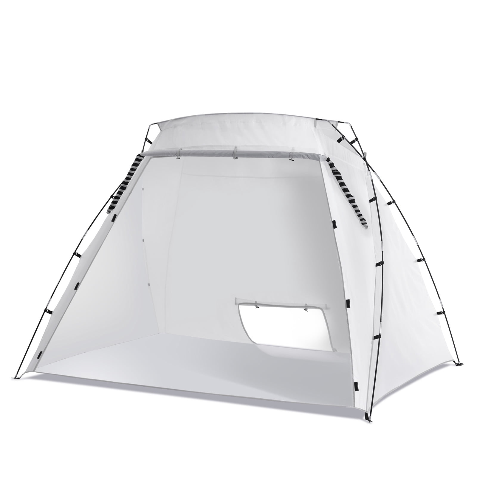 Olurrisa Portable Paint Booth, Larger Spray Paint Tent with Built-in Floor & Mesh Screen, Painting Tent Station for Furniture DIY Hobby Tool, 7.5x5.2x5.2ft Spray Paint Shelter