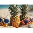 thumbnail image 3 of Pineapple Themed Tropical Background Party Banner Backdrop Decorations for Beach Parties Summer Celebrations Poolside Events Vacation Photoshoots, 3 of 7