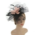 thumbnail image 6 of Stylish Woman Feather Hair Fascinator on Headband Wedding Royal Ascot Races, 6 of 9