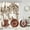 Brown, variant on WSBArt 12Pcs/Set Western Cowboy Themed Vintage Style Decorative Shower Curtain Hooks with Five Pointed Star Shoes and Hats Designs in Reddish Silver Finishes for a Rustic Bathroom Accent