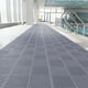 thumbnail image 4 of Alfombras Antideslizantes Entrelazadas para Baño | Alfombras Impermeables de Pvc para Ducha y Piscina | Baldosas de 30X30 Cm con Orificios de Drenaje | Uso Interior/Exterior | Gris Oscuro/Blanco/Gris, 4 of 6