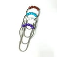 thumbnail image 2 of OFFIGAM 12Pcs Assorted Color Metal Hooks with Roller Ball Bearings for Smooth Gliding Shower Curtain Hanging, 2 of 4
