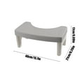 thumbnail image 3 of LEFTHIGH Home Detachable Squatting Stool Step Stool Convenient and Compact Great for Travel Fits All Toilets for Easy Storage Use in Any Bathroom Two Colors Christmas Decorations, 3 of 6