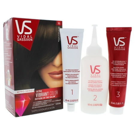 Ultra Vibrant Permanent Color - 5G Medium Golden Brown by Vidal Sassoon for Women - 1 Application