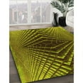 thumbnail image 3 of Ahgly Tapis d'Intérieur Lavable en Machine Carré Vert, 4 Pieds Carré, 3 of 7