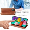 thumbnail image 5 of Galaxy A71 4G Case, Premium PU Leather TPU Wallet Cover with Card Holder Kickstand Hidden Magnetic Adsorption Shockproof Flip Folio Cell Phone Protective Case for Samsung Galaxy A71 4G,Brown, 5 of 9