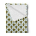 thumbnail image 2 of Turtle Soft Flannel Fleece Throw Blanket, Flock of Sea Turtles with Geometric Shells Childish Cartoon Style Ocean Animals, Cozy Plush for Indoor and Outdoor Use, 50" x 60", Multicolor, by Ambesonne, 2 of 5