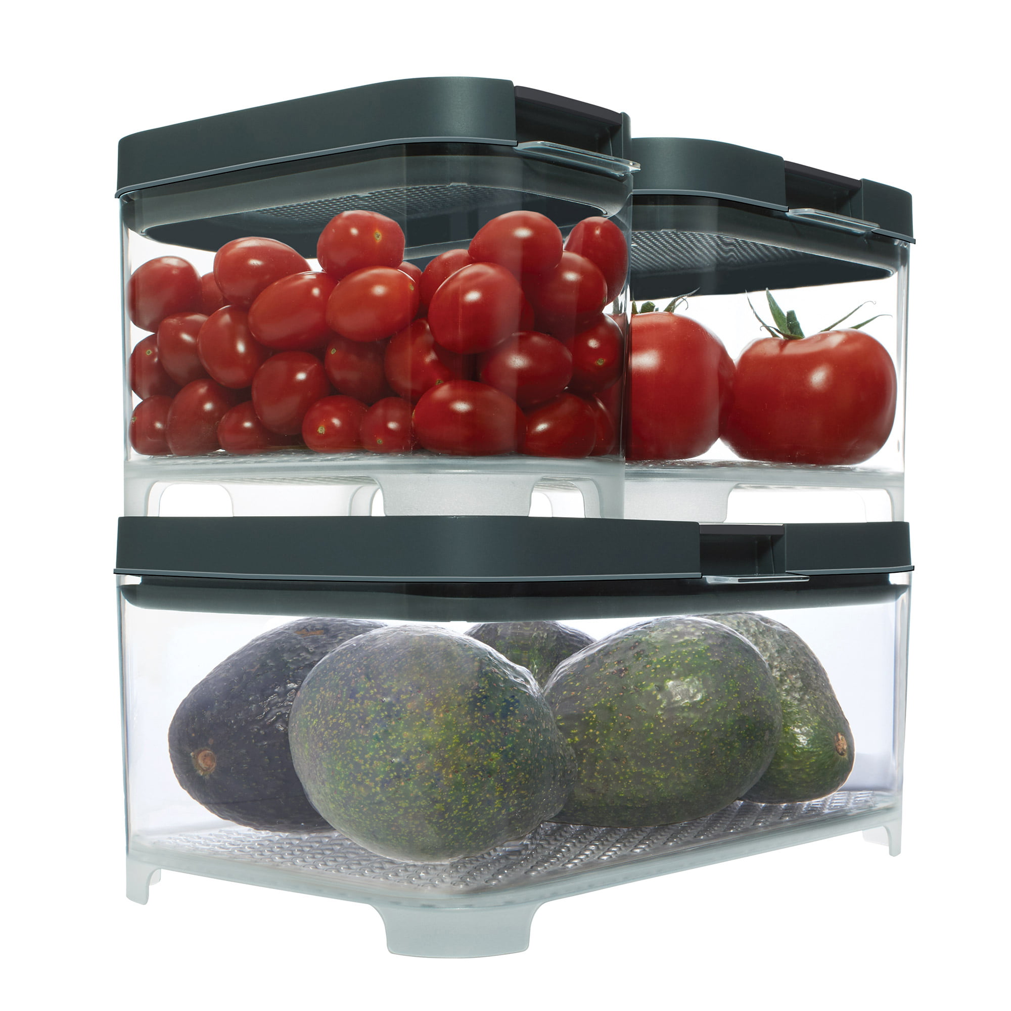Rubbermaid FreshWorks Produce Saver Large Square Container - Clear/Green,  11.1 c - King Soopers