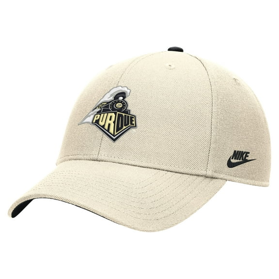 Men's Nike Natural Purdue Boilermakers Vintage Rise Dri-FIT Adjustable Hat