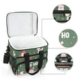 thumbnail image 6 of FORMRS Insulated Cooler Bag 24 Cans Capacity Soft Leakproof Lunch Box with Side Pockets, Christmas Santa, 6 of 7