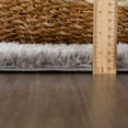 thumbnail image 2 of Hauteloom Catalyst Living Room, Bedroom Area Rug - Abstract - Contemporary Modern Minimalist - Plush Pile - Gray, Silver, Taupe, Neutral, Solid - 7'10" x 10', 2 of 13