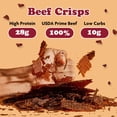thumbnail image 5 of Yay's Snacks Sweet and Spicy Beef Crisps, High-Protein Ready-to-Eat Crispy Crunchy Chipped beef, Teriyaki Beef Jerky with 28g Protein per Bag, Non-GMO Healthy Meat Snack, USA-Made pack of 3 (1.75 oz), 5 of 7
