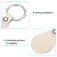 thumbnail image 4 of Uxcell Leather Key Fob Kit, PU Leather Key Fob Blanks and Key Rings for Laser Engraving, White 16 Pack, 4 of 6