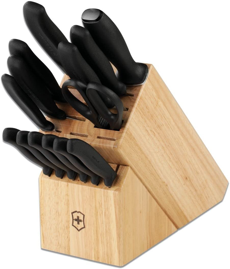 Victorinox Swiss Army Cutlery Swiss Classic Knife Block Set 15 Piece 
