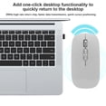 thumbnail image 4 of Mouse, 2.4GHz  Optical Mouse with USB Receiver 800/1200/1600 DPI  Silent Gaming Mice for Laptop, , PC,  OS X, ME, XP, 4 of 8