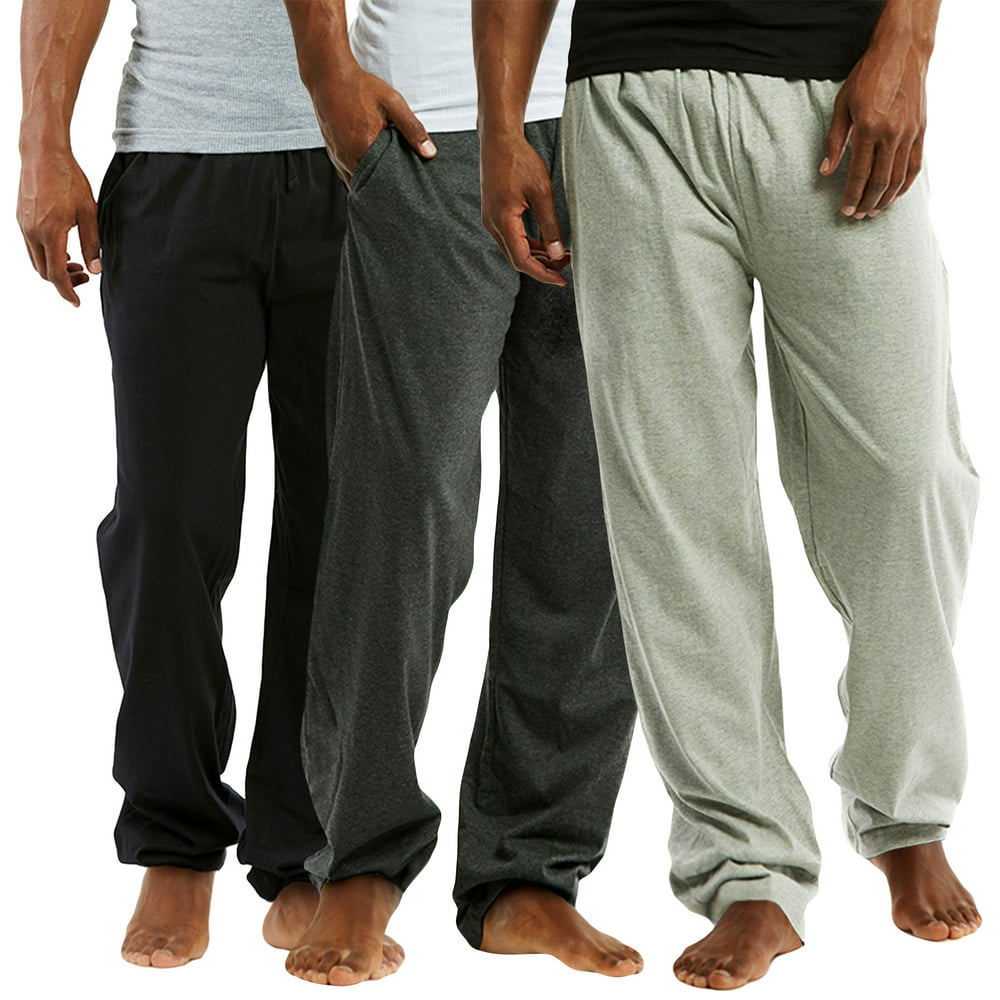 Cottonbell - Men's Knitted Sweat Pajama Cozy Pants with Drawstring ...