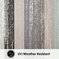 thumbnail image 4 of Nicole Miller New York Patio Sofia Estelle Contemporary Abstract Striped Indoor/Outdoor Area Rug, Grey/Blue, 7'9"x10'2", 4 of 7