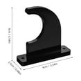 thumbnail image 2 of EXHUMKY 1 Pair Wall Mounted Sword Display Stand for Baseball Rod Holder Collectors Simple Design, 2 of 8