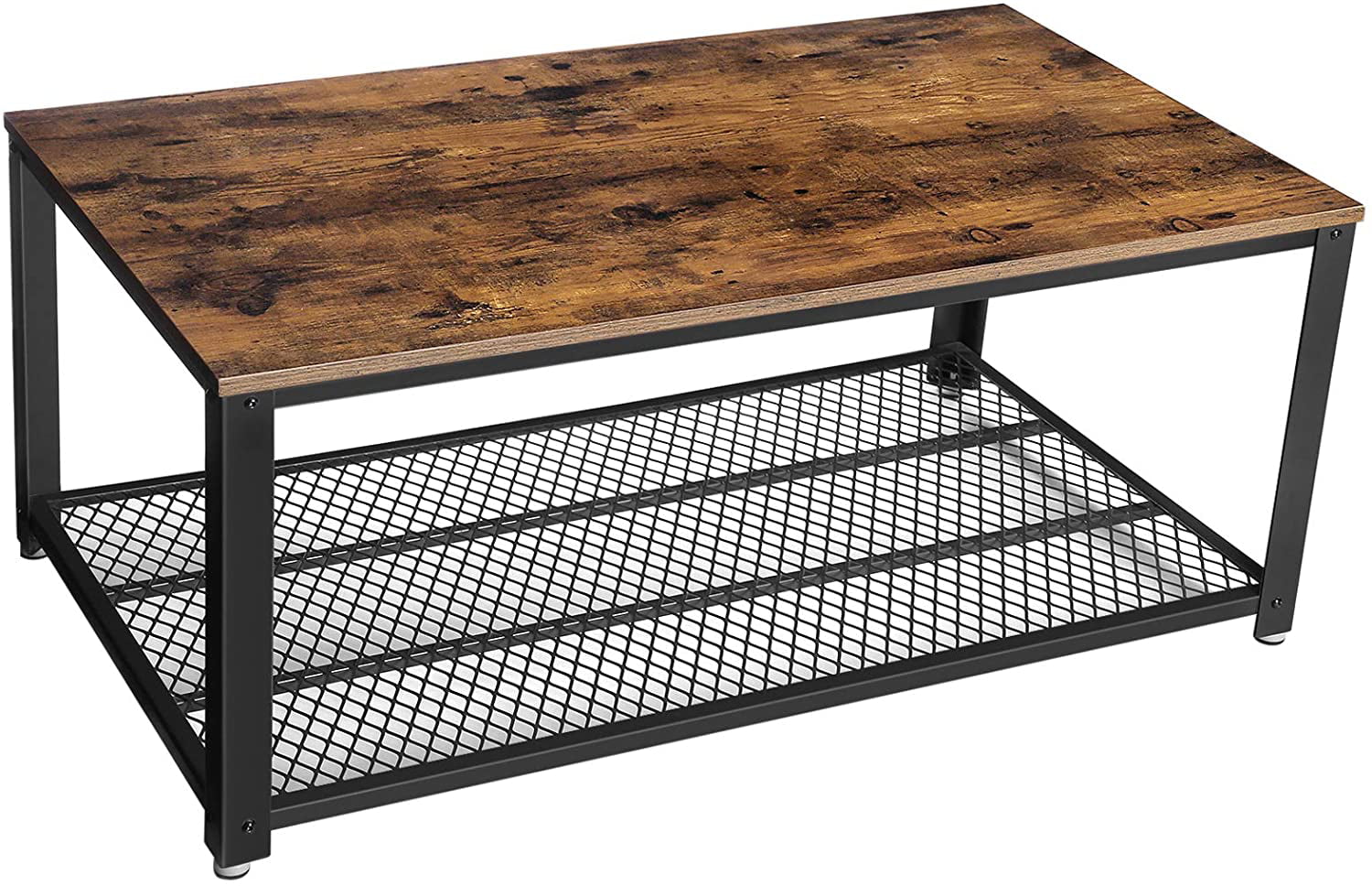 Vasagle Industrial Coffee Table With, Industrial Coffee Table With Storage