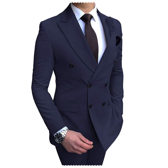 Mens Beige Slim Fit Double Breasted Casual Tuxedo Suit 2 Piece Set Model GS059