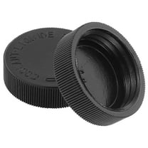 OULII 2Pcs Radiator Reservoir Cap Car Use Black Coolant Reservoir Cover Easy Install