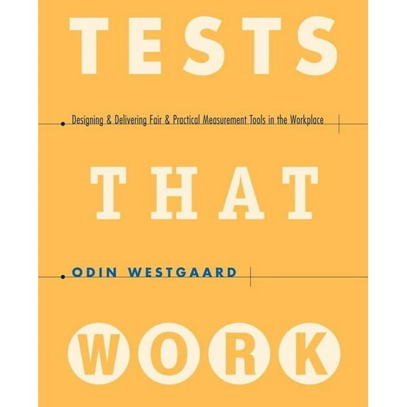 Tests That Work Tools Workplace, (Paperback)