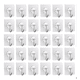 thumbnail image 1 of 30 Ganchos Adhesivos Transparentes Impermeable Perforaciones, 1 of 5