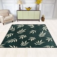 thumbnail image 2 of Yayeee Area Rugs for Living Room 5.2'x4' Non Slip Washable Bedroom Floor Carpet, Beige Leaves, 2 of 5