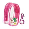 thumbnail image 3 of HILABEE Clear Figure Display Bag with Keychain Mini Doll Storage Bag for Mini Figure Pink, 3 of 7