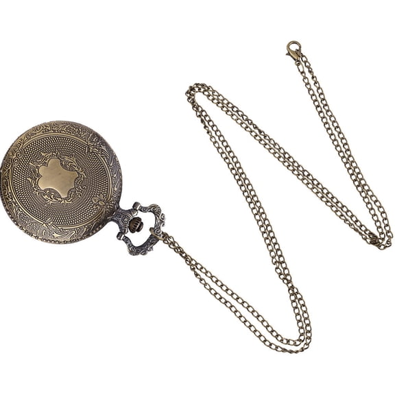 Jewelry On Clearance Men And Women Couple Pocket Watch Retro Quartz Hanging Table Commemorative Table Bronze