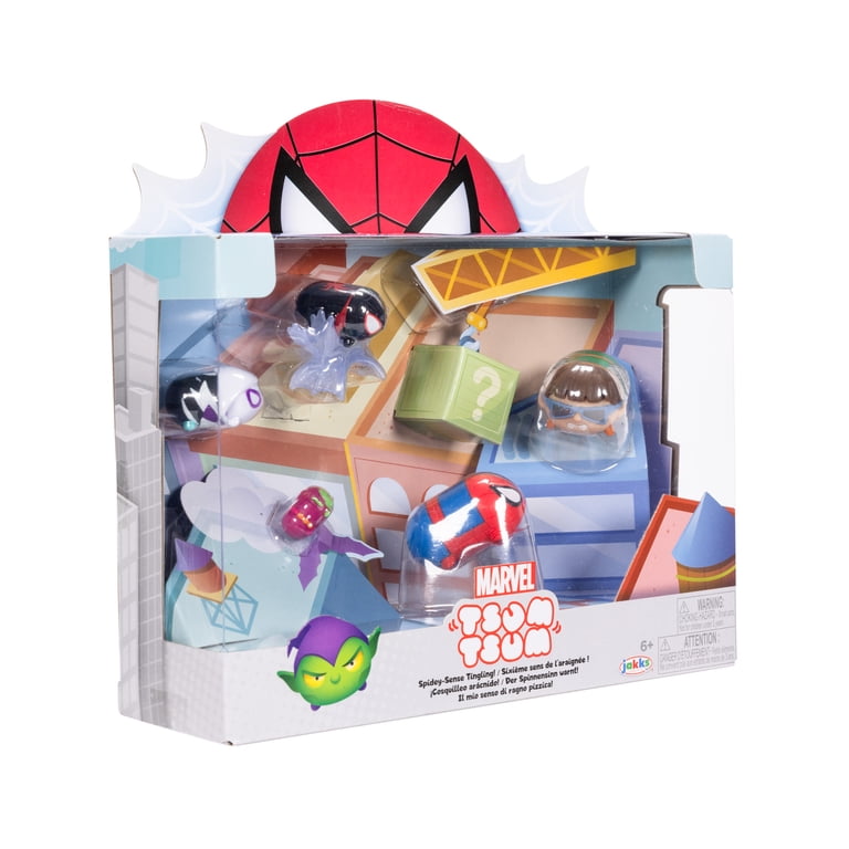 Marvel Tsum Tsum Spider-Man Deluxe Collectable Story Theme Set