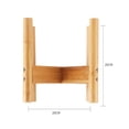 thumbnail image 2 of Soporte Para Macetas, Estante Para Macetas, Estante Para Macetas De Madera, Estante De Almacenamiento Para Macetas Para El Jardín Del Hogar Advancent HA025306-01, 2 of 7