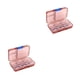 thumbnail image 3 of Organizador de pastillas Billuyoard almacenamiento 9 rejillas contenedor semanal para tabletas de cuidado de la salud Marrón 2Conjunto, 3 of 6