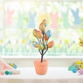 thumbnail image 1 of Desktop Decor Easter Egg Decoration Tree Easter Egg Bonsai Artificial Easter Decoration Easter Simulation Eggs Potted Cartoon Printed Eggs Easter Desktop Decoration Ornaments, 1 of 4