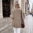 thumbnail image 4 of Women's Open Front Long Cardigan Lightweight with Pockets Fall Layering, 4 of 8