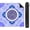 Blue Purple Lotus, variant on Green Chinoiserie Floral Bird Mahjong Mat 31.5 x 31.5 in, Traditional Flower Chinese Non-Slip Noise Reduction Gaming Mat for Table American Mahjong Poker Board Games Card Games Dominoes