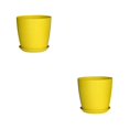 thumbnail image 4 of Injueey Bandeja para macetas, maceta de estilo nórdico, contenedor para jardín, suculentas, bonsái, vivero, suministros redondos para el Type2 NO2, 4 of 6