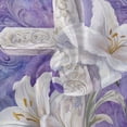 thumbnail image 3 of YAZAOO Round Tablecloth Easter Cross Printing Pattern Tableclothes, 3 of 8