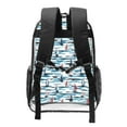 thumbnail image 2 of Susaid Boat In Ocean Print Clear Backpack See Through Transparent Plastic Clear Bookbags for School, College, Stadium,Work, 2 of 7