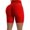 Red, variant on Pntutb Clearance Womens Wrinkled High Waist Hip Stretch Running Fitness Yoga Pants Biker Shorts