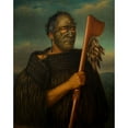 thumbnail image 3 of Gottfried Lindauer 15x18 Black Modern Framed Museum Art Print Titled - Tamati Waka Nene (1890), 3 of 5