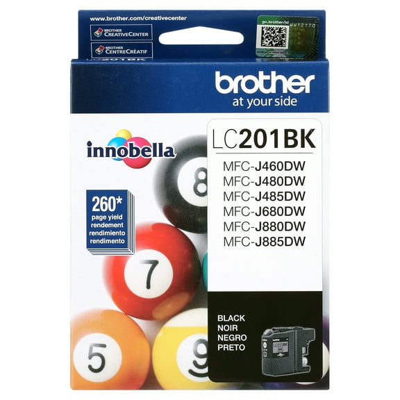 Brother LC201BK Innobella Ink, Black