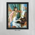 thumbnail image 7 of Young Girls at the Piano by Pierre-Auguste Renoir Framed Wall Art, Fantastic Wall Art for Young Girls Room or Home DÃ©cor in Your Living Room, 11x14, 2409CH, 7 of 7