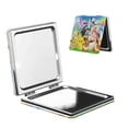 thumbnail image 1 of Pofeuu Pokemon for Portable Pocket Makeup Mirror PU Cover Compact Travel Mirror with Normal and Magnifying Double Sided Glass-Round Shape-Square, 1 of 9