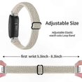 thumbnail image 3 of Woven Nylon Wave Design Replacement Strap for Fitness Trackers, 3 of 5
