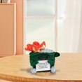 thumbnail image 4 of Dumpster Fire Emotional Crochet Dumpster Fire Doll Handmade Dumpster Fire Knitted Doll Cute Crochet Dumpster Fire With Positive Card (Base Included) Ornament, 4 of 6