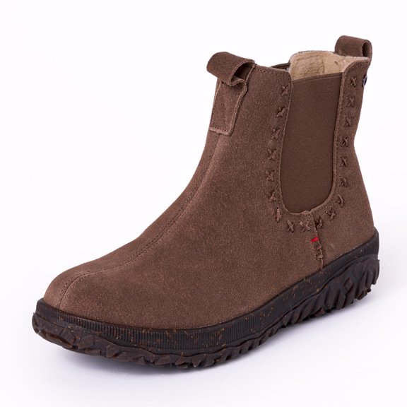 Minnetonka Women's Suede Chelsea Tread Boots, Cocoa, Size 7
