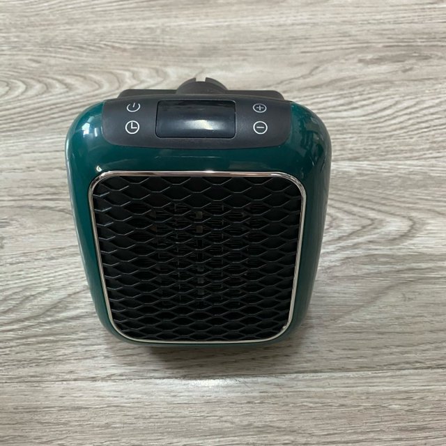тепловентилятор Hogar Conveniente Montado en la Pared Pequeña Llama Mini Calentador de Ventilador Calentador Cuadrado de Oficina