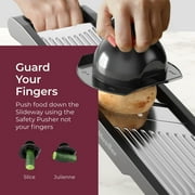 Mueller Living Mandoline Stainless Steel Slicer for Cooking, Julienne, Vegetable & Fruit Chopper