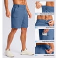 thumbnail image 3 of Pantalones cortos G Gradual para hombre, casuales, ligeros, de secado rápido, azul, 3 of 7